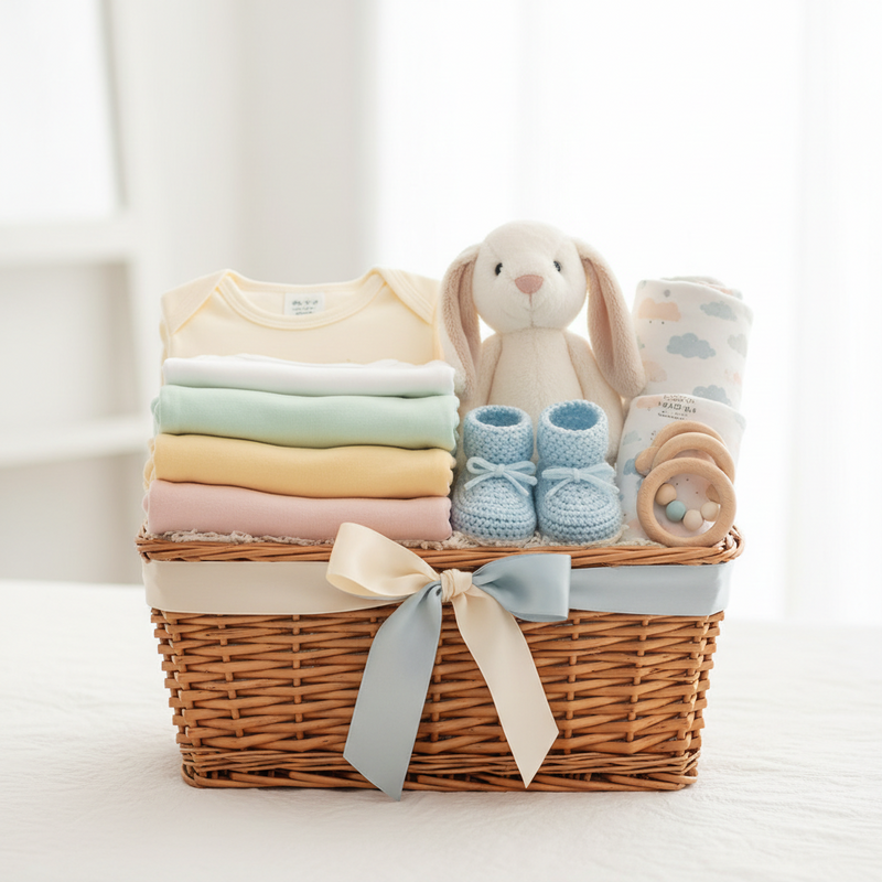 Add a custom baby gift to cart