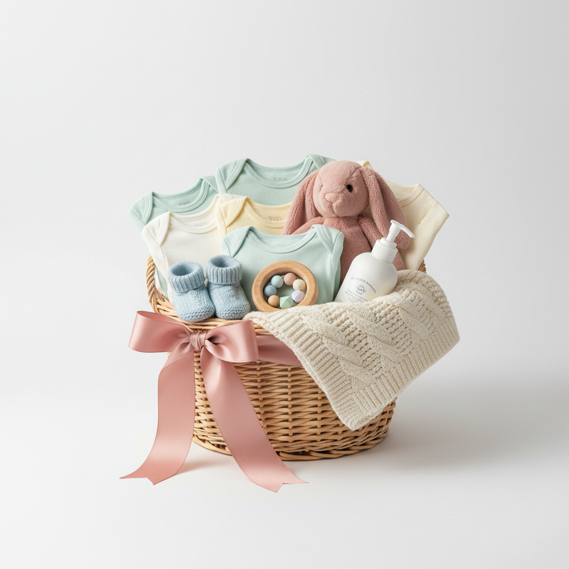 Add a custom baby gift to cart