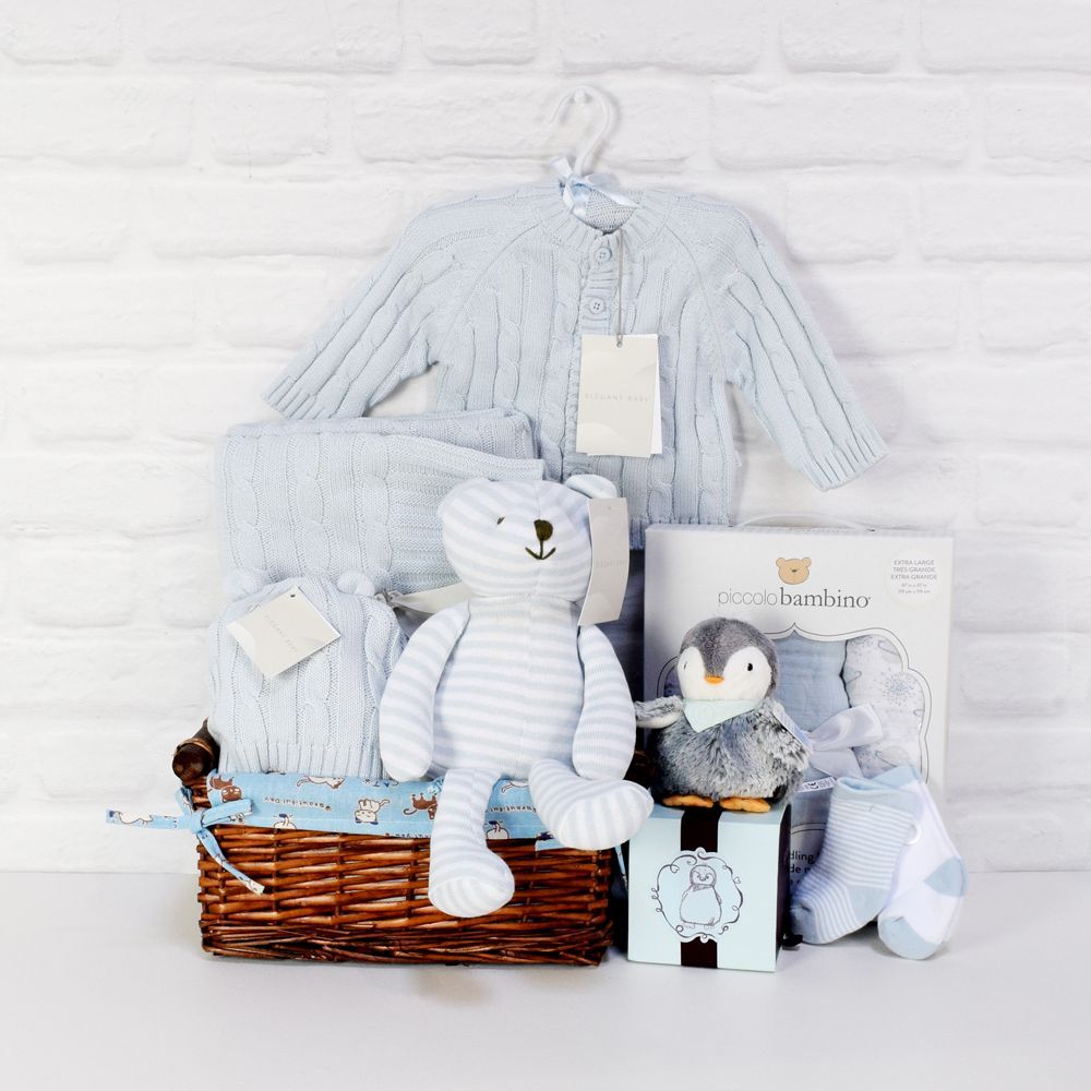 Baby Picnic Basket with Plush Toys – how the gift is presented