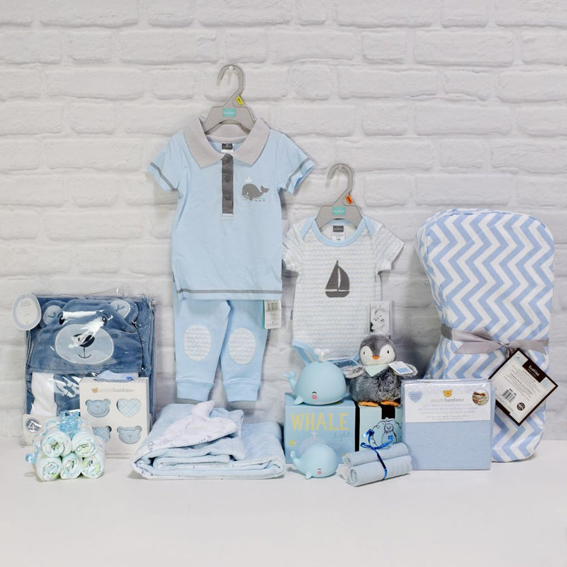 ALL FUN & NO CRY BABY BOY GIFT SET, baby boy gift hamper, newborns, new parents