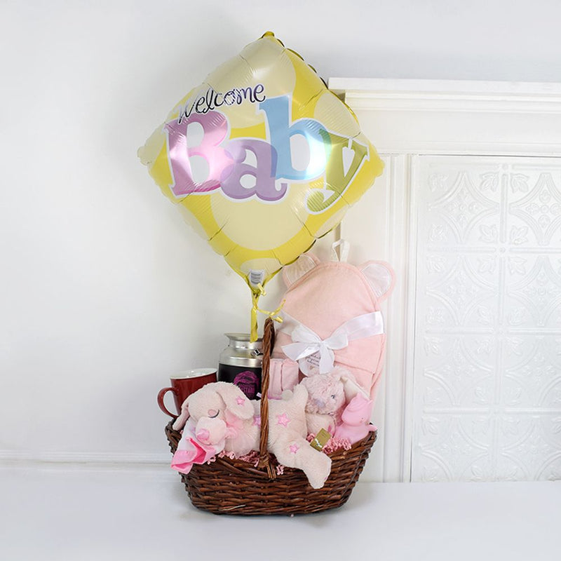 "Welcome Home" Pretty Girl Gift Basket
