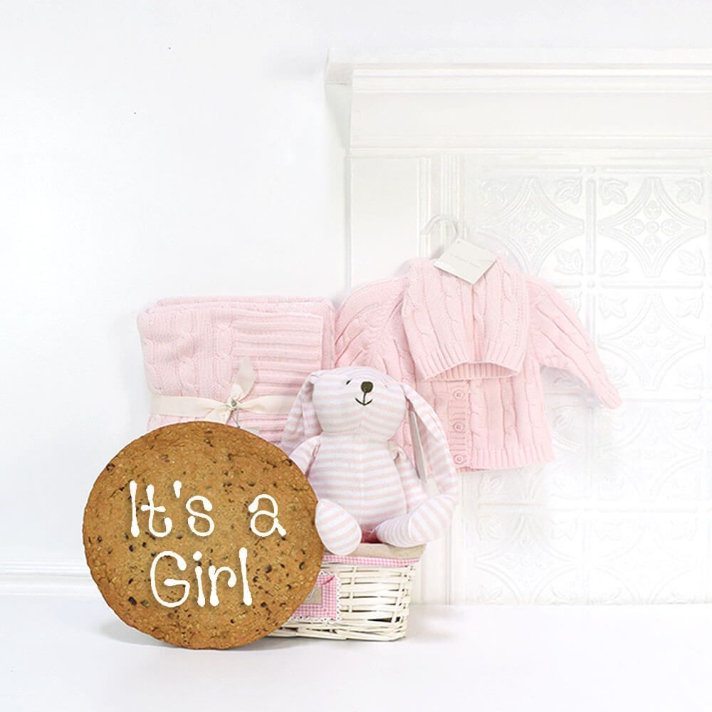 THE CUDDLE BUNNY GIFT BASKET   
