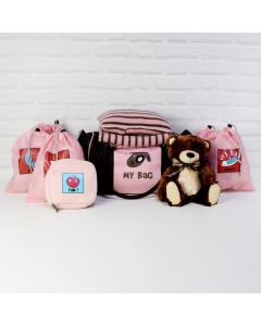 LIL BABY GIRL ARRIVAL GIFT SET, baby girl gift hamper, newborns, new parents