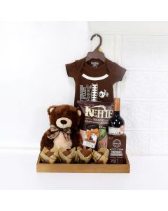 LUXURIOUS GIFTS FOR THE WEE PRINCE, baby boy gift basket, welcome home baby gifts, new parent gifts

