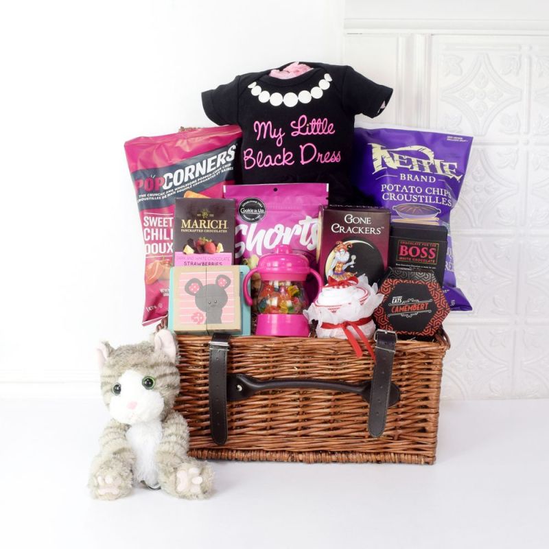 Cuddle Up Baby Girl Gift Basket - Gift Baskets for Delivery