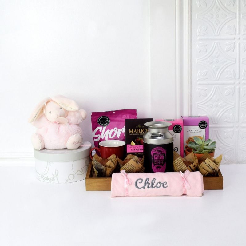 FOR THE NEWBORN MEMBER OF THE PINK TEAM GIFT BASKET, gift basket, , USA
